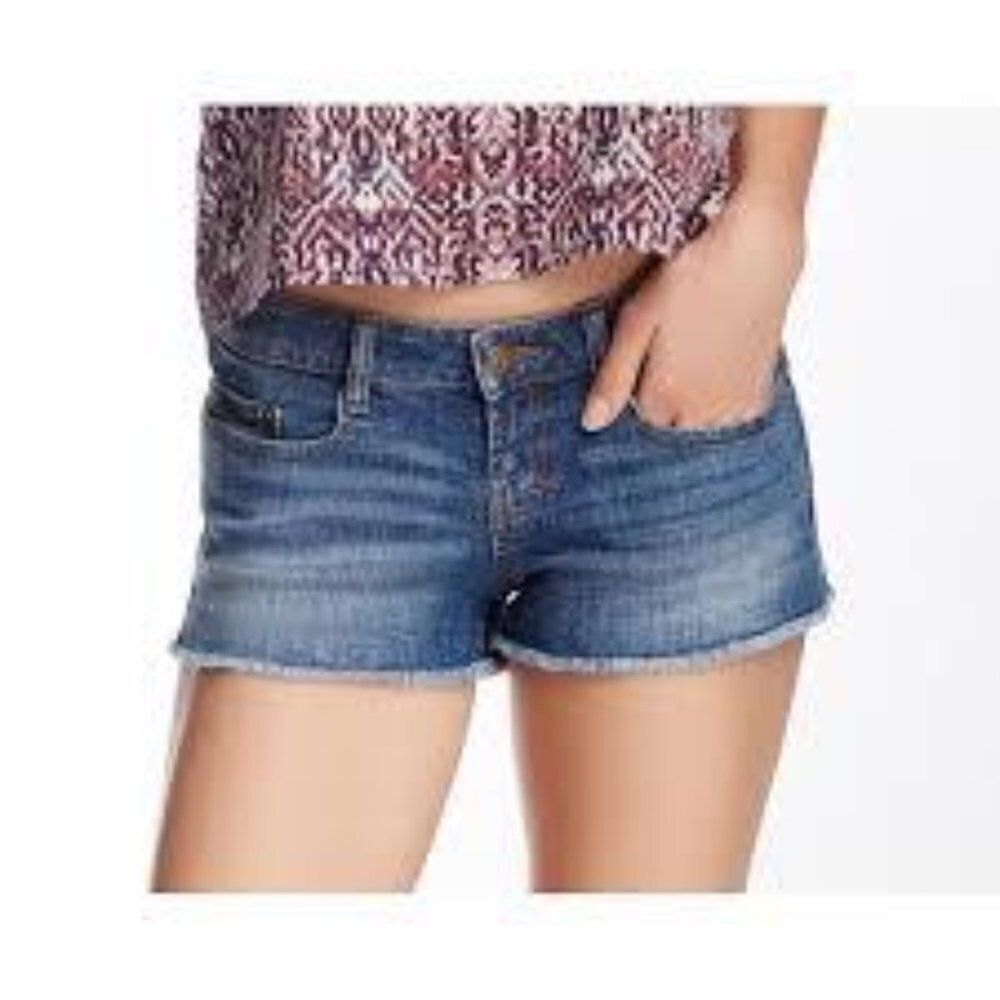 Refuge Distressed Mini Shorts Small 3